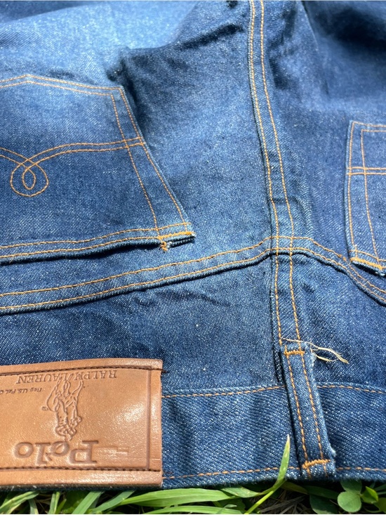 Polo Ralph Lauren Other - Vintage 1984 Polo Ralph Lauren Straight Jeans Dark Indigo Denim Loop Pockets